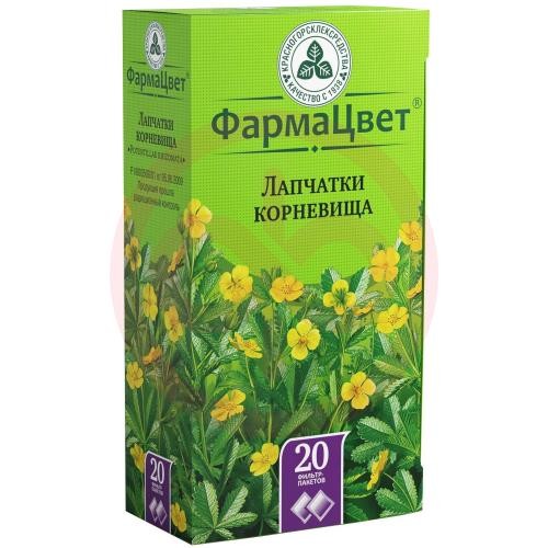 Лапчатки корневища сырье растительное измельченное 2,5г №20 Лапчатки корневища сырье растительное измельченное 2,5г №20