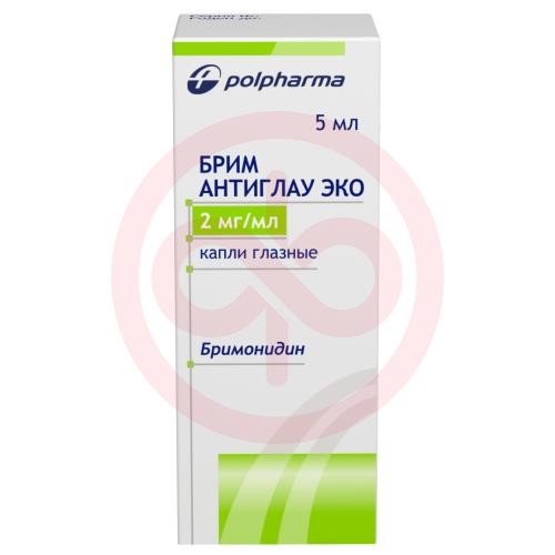 Брим антиглау эко капли глазные 2 мг/мл 5мл Брим антиглау эко капли глазные 2 мг/мл 5мл
