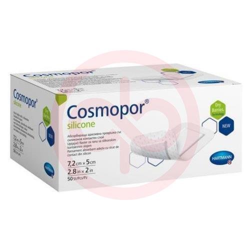 Космопор силикон повязка пластырного типа 7,2х5см №50 /арт 901100/ Космопор силикон повязка пластырного типа 7,2х5см №50 /арт 901100/