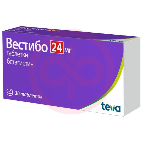 Вестибо таблетки 24мг №30 Вестибо таблетки 24мг №30