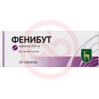 Фенибут таблетки 250мг №20