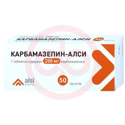 Карбамазепин-алси таблетки 200мг №50