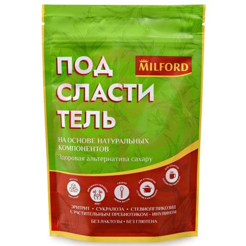 Милфорд порошок 150г подсластитель с инулином