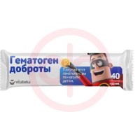 Витатека гематоген доброты плитка 40г