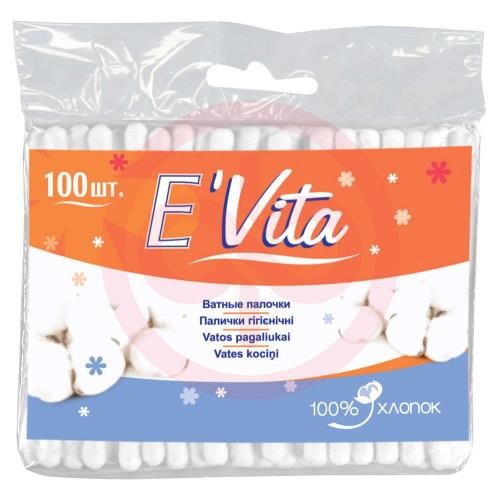 Евита палочки ватные №100 п/э