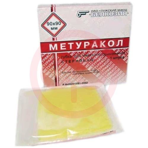 Метуракол губка 9х9см №1 Метуракол губка 9х9см №1