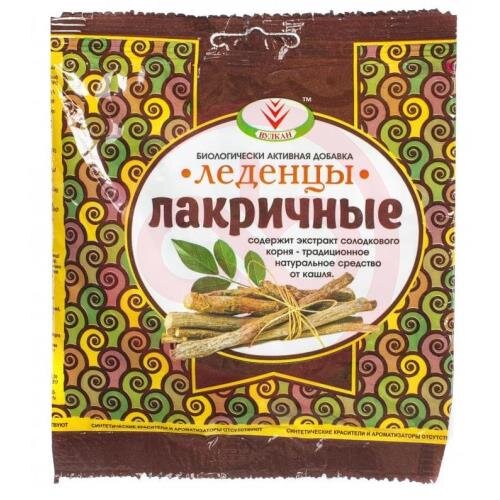 Леденцы лакричные 50г. /вулкан/ Леденцы лакричные 50г. /вулкан/