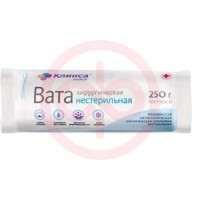Клинса вата хирургическая 250г н/стер