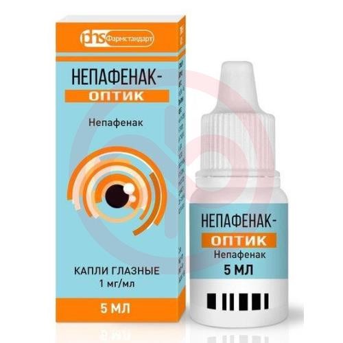 Непафенак-оптик капли глазные 1 мг/мл 5мл Непафенак-оптик капли глазные 1 мг/мл 5мл