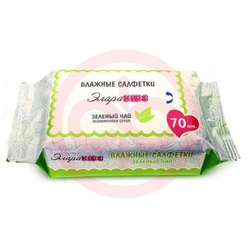 Эларакидс салфетки влажные для детей №70 зеленый чай
