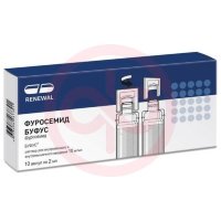 Фуросемид буфус раствор для внутривенного и внутримышечного введения 10мг/мл 2мл №10