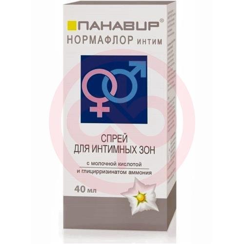 Панавир нормафлор спрей 40мл интим