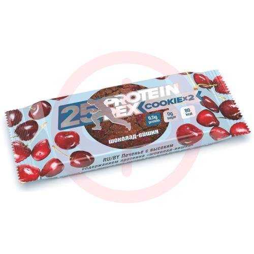Протеинрекс cookie x2 печенье 50г шоколад + вишня