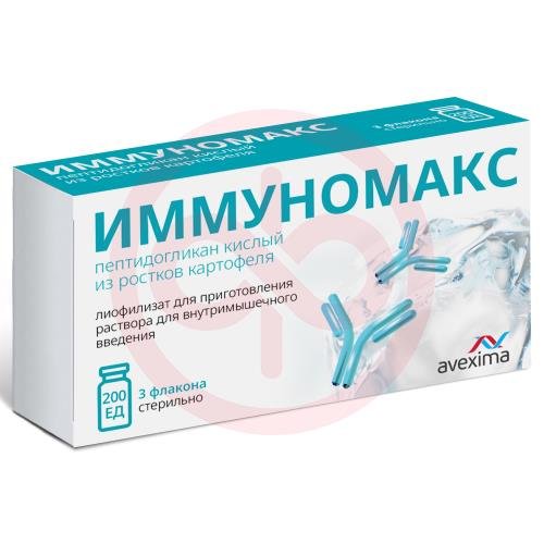 Иммуномакс лиофилизат для приготовления раствора для внутримышечного введения 200ед №3 Иммуномакс лиофилизат для приготовления раствора для внутримышечного введения 200ед №3
