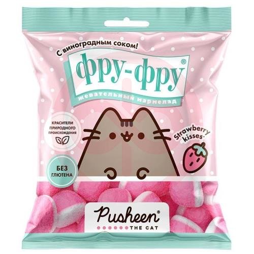 Фру-фру мармелад жевательный 80г pusheen с виноград соком