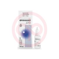 Фринакап дуо капли глазные 8мг/мл + 50мг/мл 10мл