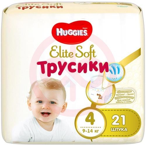 Хаггис элит софт трусики для детей 9-14кг №21 р4 Хаггис элит софт трусики для детей 9-14кг №21 р4