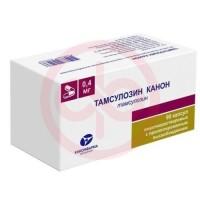 Тамсулозин канон капсулы кишечнорастворимые с пролонгированным высвобождением 0.4мг №90