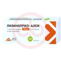 Лизиноприл-алси таблетки 10мг №20