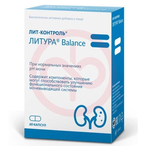 Лит-контроль литура balance капсулы 692мг №60 Лит-контроль литура balance капсулы 692мг №60