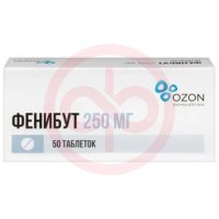 Фенибут таблетки 250мг №50