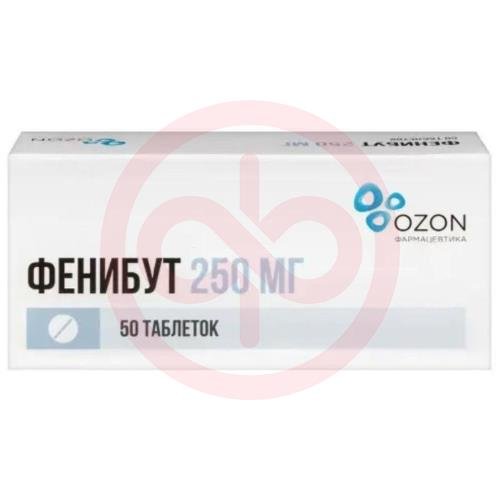 Фенибут таблетки 250мг №50