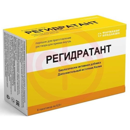 Регидратант порошок для приготовления раствора для приема внутрь 6,9г №6 Регидратант порошок для приготовления раствора для приема внутрь 6,9г №6