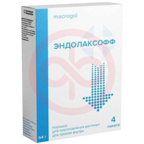 Эндолаксофф порошок для приготовления раствора для приема внутрь 64г 73,69г №4 Эндолаксофф порошок для приготовления раствора для приема внутрь 64г 73,69г №4