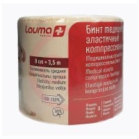 Лаума бинт эластичный компрессионный модель 5 ср 8смх3,5м