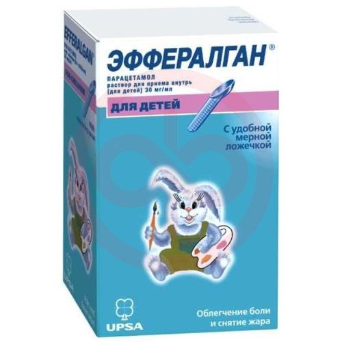 Эффералган раствор для приема внутрь 30мг/мл 90мл д/детей в комплекте с ложкой мерной Эффералган раствор для приема внутрь 30мг/мл 90мл д/детей в комплекте с ложкой мерной