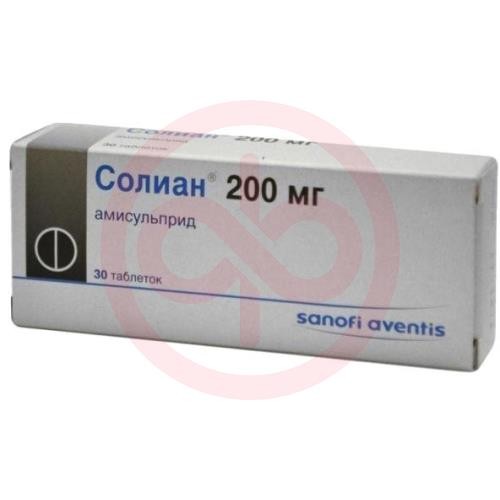 Солиан таблетки 200мг №30 Солиан таблетки 200мг №30