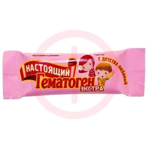 Гематоген настоящий 40г. с детства любимый экстра плитка /возрождение и развитие/