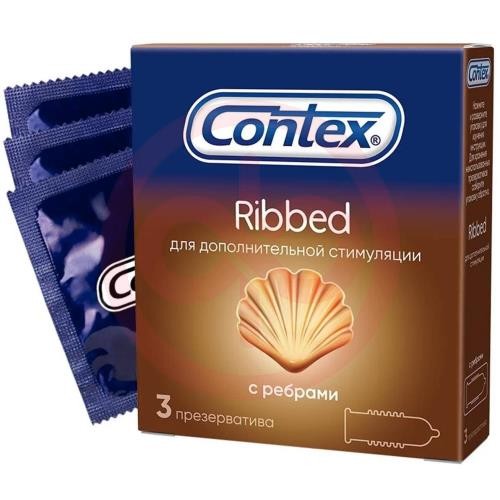 Контекс презервативы №3 ребристые