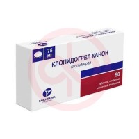 Клопидогрел канон таблетки покрытые пленочной оболочкой 75мг №90