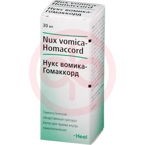 Нукс вомика-гоммакорд капли для приема внутрь гомеопатические 30мл