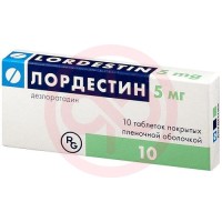 Лордестин таблетки покрытые пленочной оболочкой 5мг №10