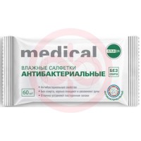 Клинса салфетки влажные №60 антибактериал.