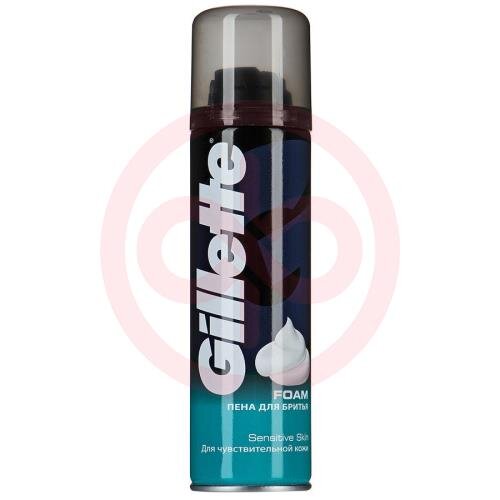 Жиллет сенситив скин пена д/бритья д/чувств. кожи 200мл. [gillette]