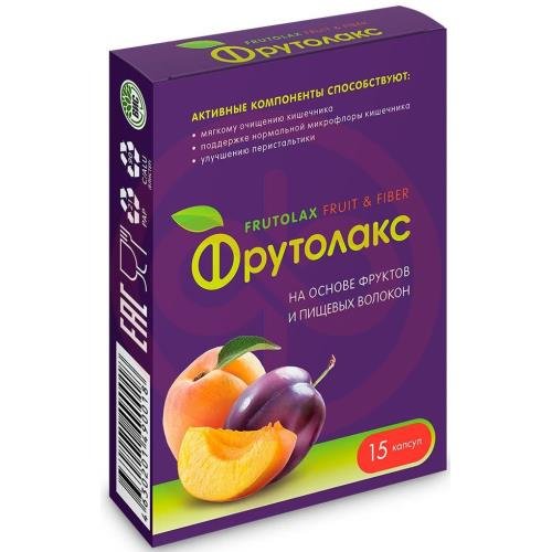 Фрутолакс капсулы 350мг №15 Фрутолакс капсулы 350мг №15