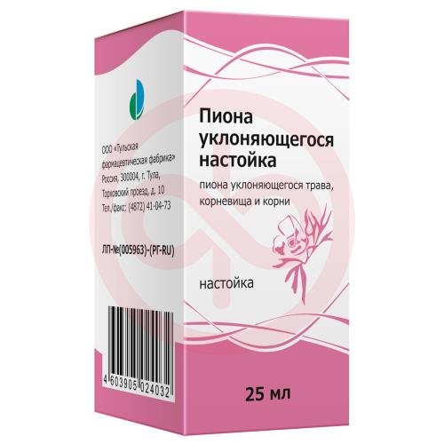 Пиона уклоняющегося настойка 25мл Пиона уклоняющегося настойка 25мл