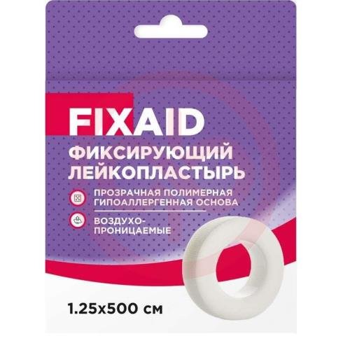 Фиксэйд лейкопластырь фиксир. полим. 1.25х500см. Фиксэйд лейкопластырь фиксир. полим. 1.25х500см.