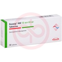 Конкор ам таблетки 10мг + 10мг №30